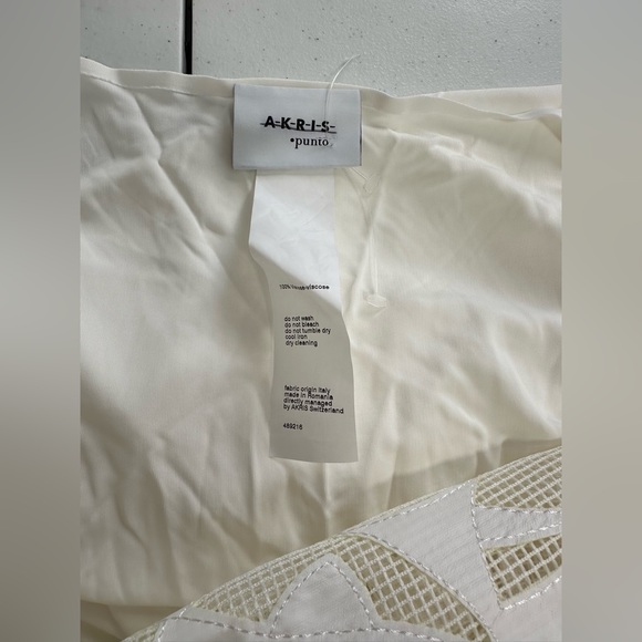 Akris Punto Faux Leather Leaves Dress - Picture 9 of 10